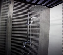 =ENCHANTING Modern Shower Bulat E3 Putih
